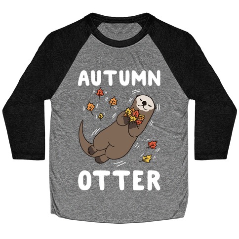 Autumn Otter Baseball Tee