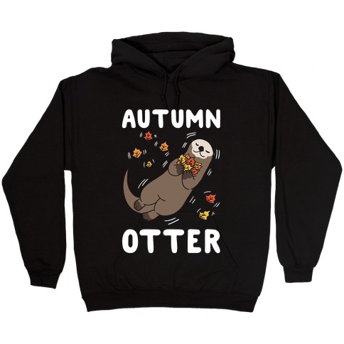 Autumn Otter Hooded Sweatshirt