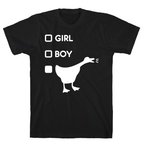 Girl Boy Goose Gender T-Shirt