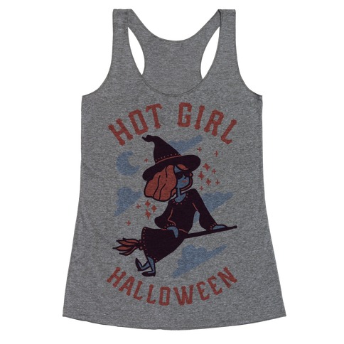 Hot Girl Halloween Racerback Tank Top