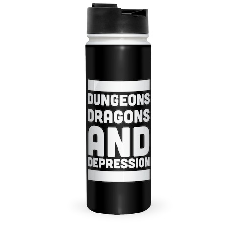 Dungeons, Dragons and Depression Travel Mug