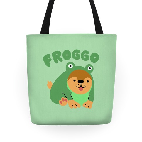 Froggo Doggo Frog Tote