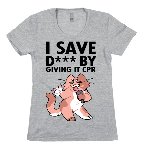 Misery x CPR x Eat Em Up CPR Cat Womens T-Shirt