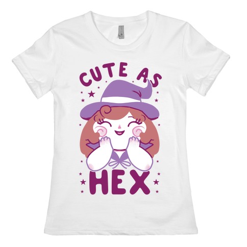 Cute As Hex Womens T-Shirt