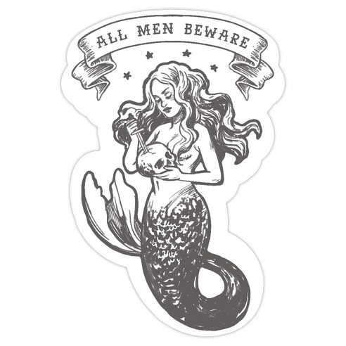 vintage mermaid art