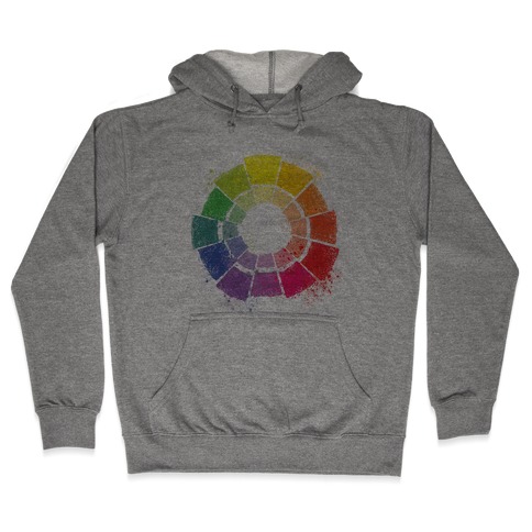 Artists Color Wheel Hooded Sweatshirt