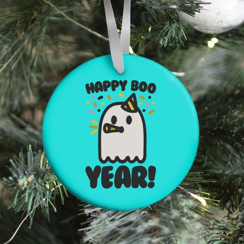 Happy Boo Year Ornament