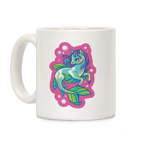Neon Rainbow Kelpie Coffee Mug