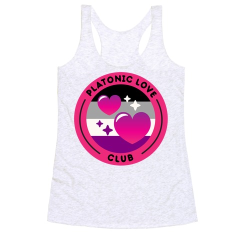 Platonic Love Club Patch Racerback Tank Top