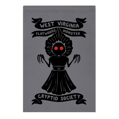 West Virginia Flatwoods Monster Cryptid Socitey Garden Flag