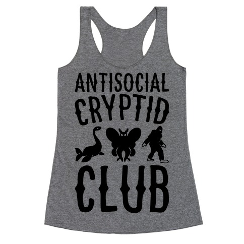 Antisocial Cryptid Club Racerback Tank Top