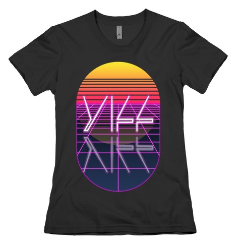 Synthwave Yiff Womens T-Shirt