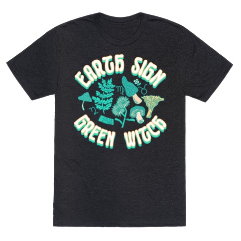 Earth Sign Green Witch T-Shirt