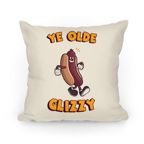 Ye Olde Glizzy Pillow