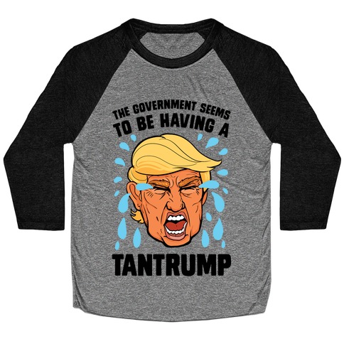 The Government Seems To Be Having A Tantrump Baseball Tee
