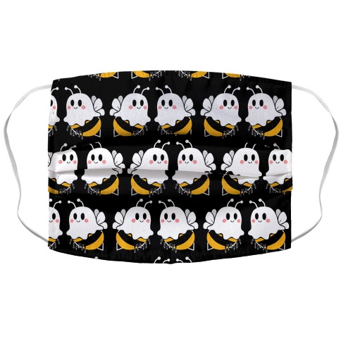Boo Bees Accordion Face Mask