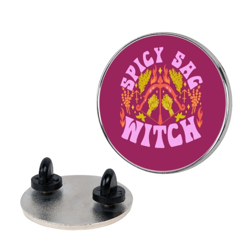Spicy Sag Witch Pin