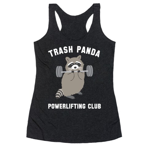 Trash Panda Powerlifting Club Racerback Tank Top
