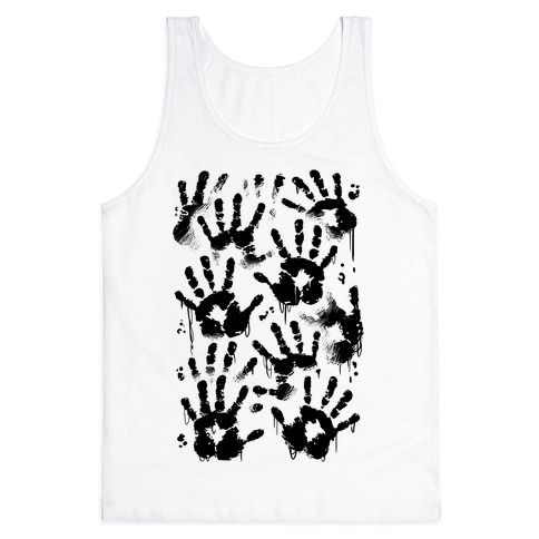 Baltimore Ravens Handprint All Over Print 3D Combo Hollow Tank Top