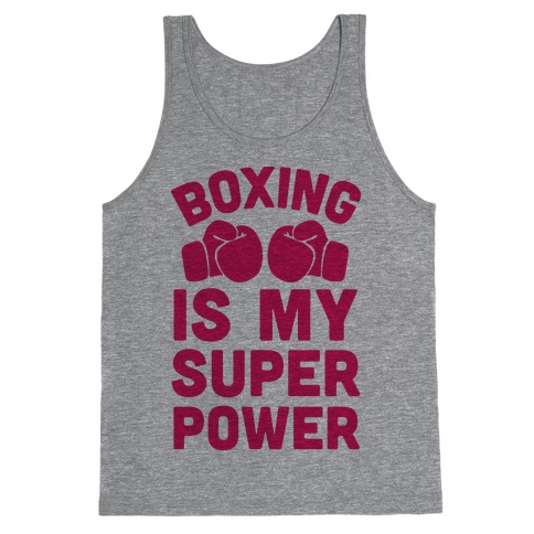 Boxing Is My Superpower Tank Top