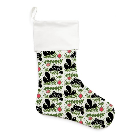 Cat In Christmas Tree Pattern Stocking