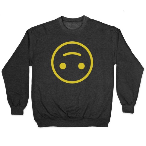 Upside-down Smiley Pullover