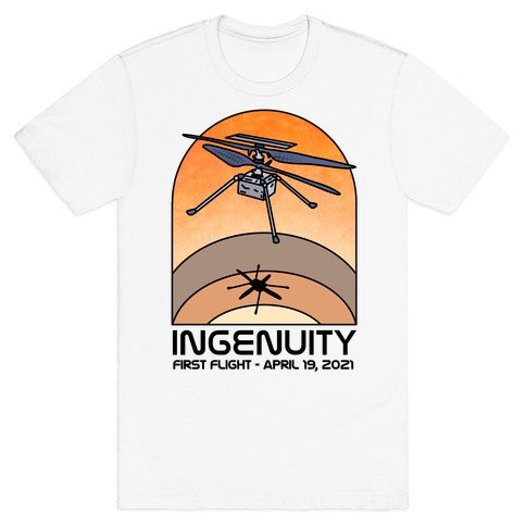 Ingenuity First Flight Date T-Shirt