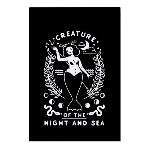 Creature of the Night and Sea Garden Flag