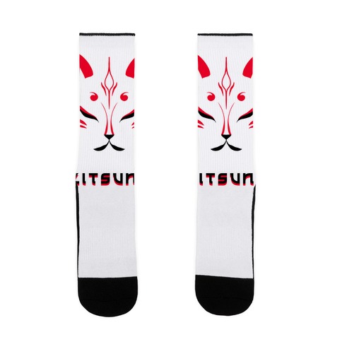 Kitsune Face Sock