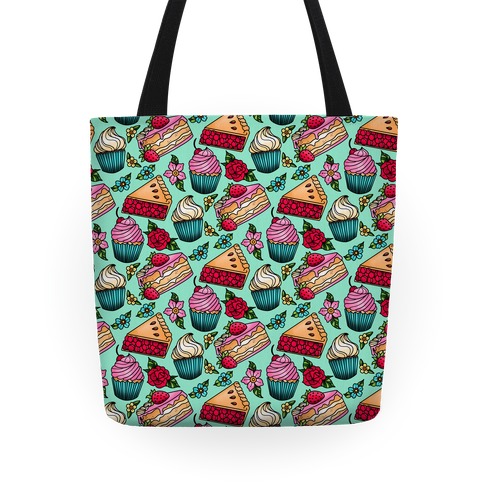 Traditional Tattoo Style Desserts Tote