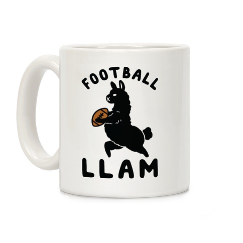 Football Llam Coffee Mug