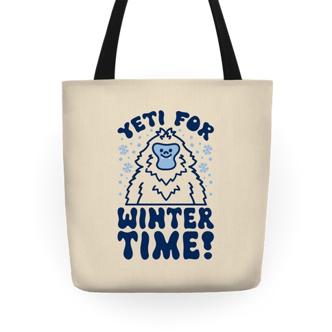 Yeti For Winter Time Tote