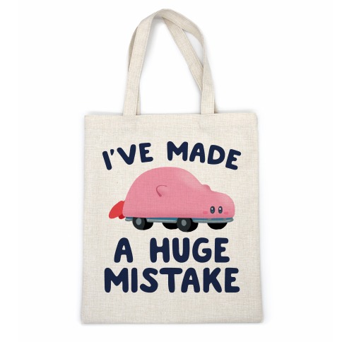 I've made a Huge Mistake (Kirby Parody) Casual Tote