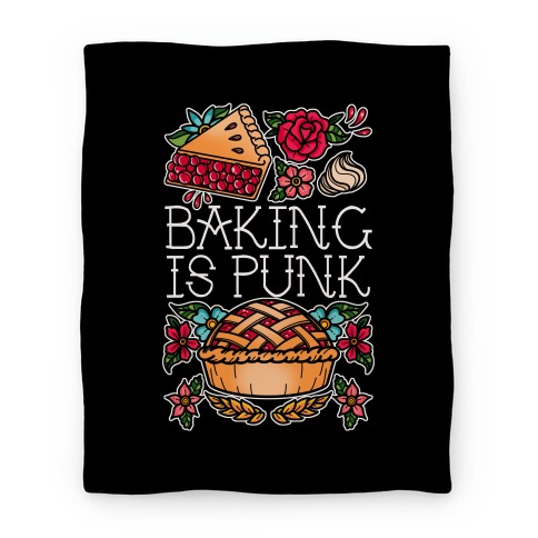 Baking Is Punk Blanket