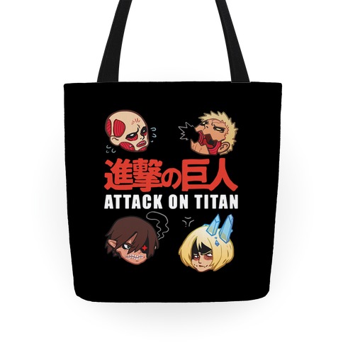 Attack On Titan Heads Tote