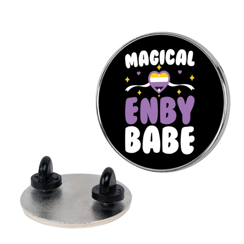 Magical Enby Babe Pin