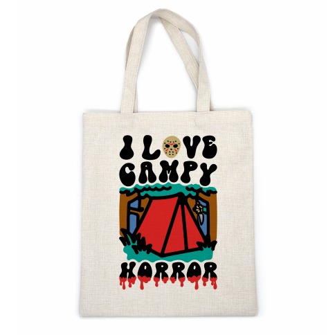 I Love Campy Horror Parody Casual Tote