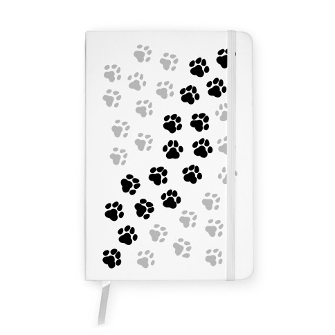 Paw Prints Notebook