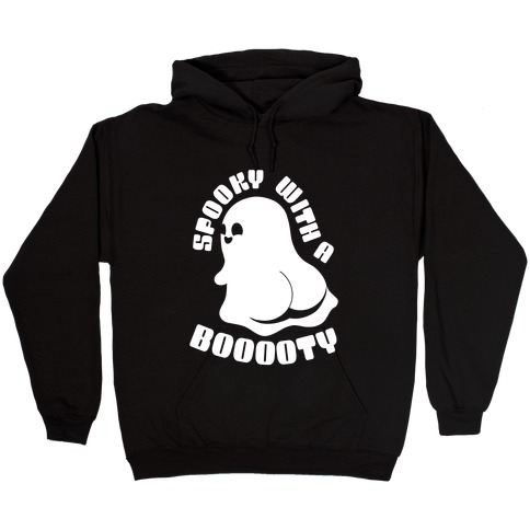 Spooky With A Booooty Ghost Hooded Sweatshirt
