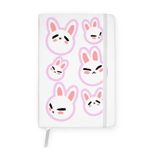 BunBun Pattern Pink Notebook