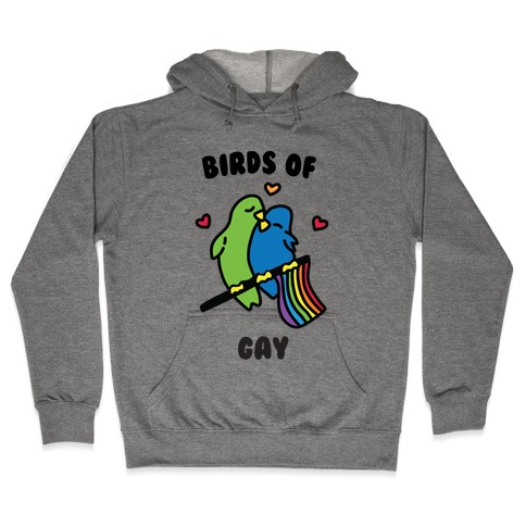 Birds of Gay Hooded Sweatshirt