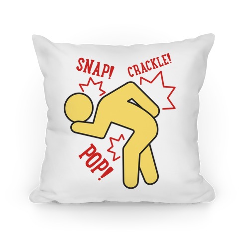 Snap Crackle Pop Pillow