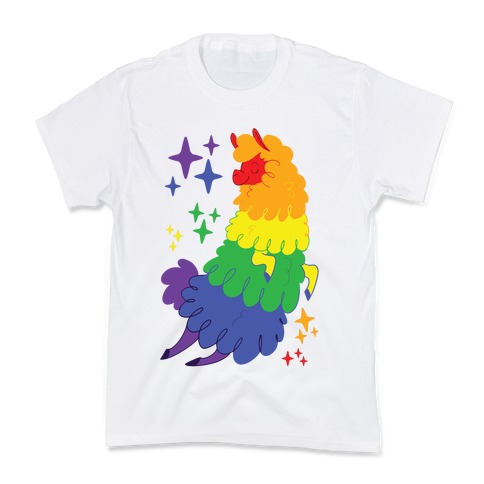Gay Llama Kids T-Shirt