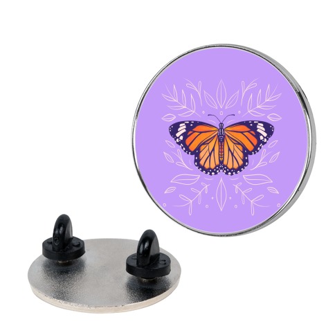 Purple Solo Monarch Pin