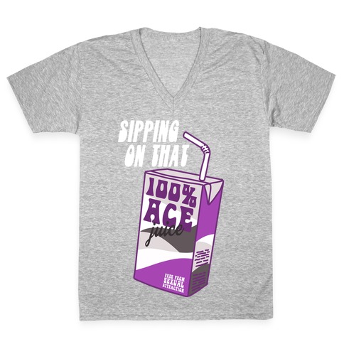 Ace Juice Juice Box V-Neck Tee Shirt