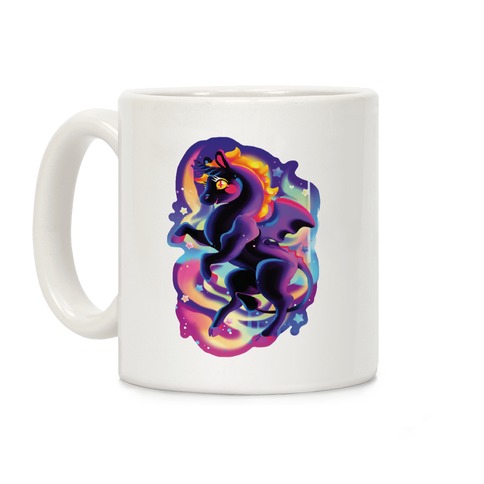 Neon Rainbow Jersey Devil Coffee Mug