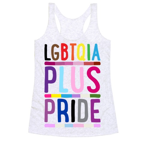 LGBTQIA Plus Pride Racerback Tank Top