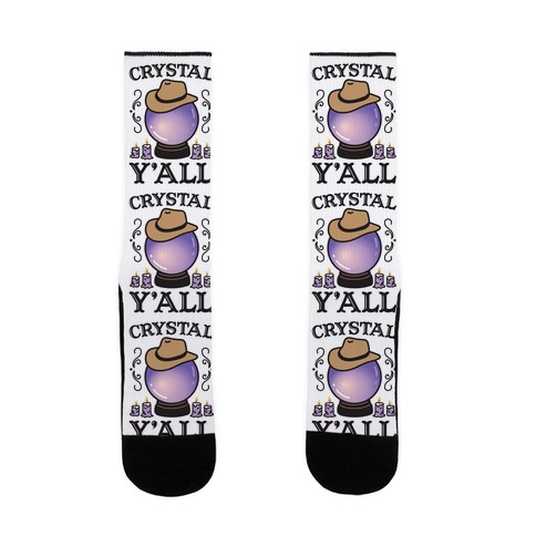 Crystal Y'all Sock