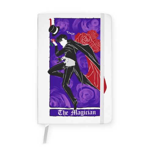 Tuxedo Mask The Magician Tarot Card Notebook