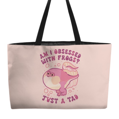 Am I Obsessed with Frogs? Just a Tad Weekender Tote